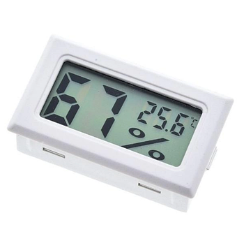 Цифровий гігрометр + термометр із РК-дисплеєм FY-11 LCD-50. +70° C Градусник вологомір Білий (KG-10473)