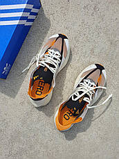 Чоловічі кросівки Adidas Adizero Adios Pro 3 Beige White Orange ALL12732, фото 6