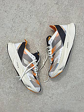 Чоловічі кросівки Adidas Adizero Adios Pro 3 Beige White Orange ALL12732, фото 4