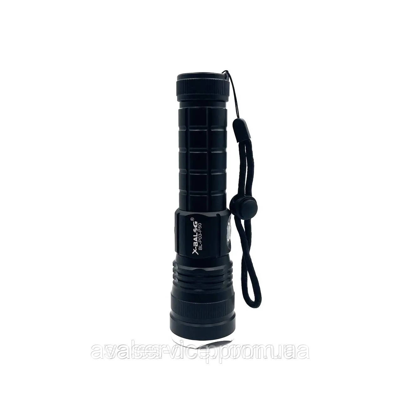 Ліхтар Bailong BL-P03-P50 ручний потужний | Водонепроникний ліхтар Ліхтарик світлодіодний KJ-341 для туриста