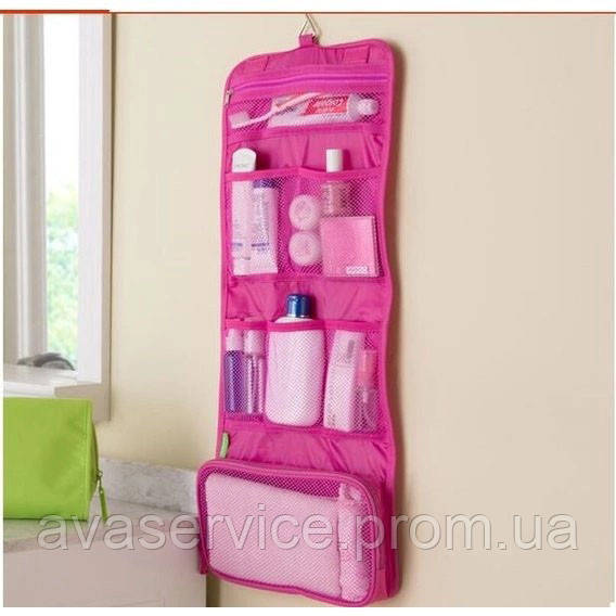 Органайзер дорожній сумочка Travel Storage Bag косметичка. AX-247 Колір: рожевий