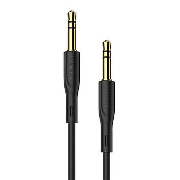 Кабель BOROFONE BL1 Audiolink audio AUX cable 1m Black