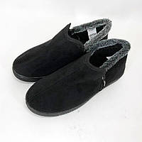 Черевики на осінь утеплені. Розмір 43, взуття зимове робоче для чоловіків. EV-923 Колір: чорний