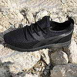 Чоловічі кросівки сітка 40 розмір. Літні кросівки, чоловічі кросівки чорні. Модель 97234. JZ-297 Колір: чорний, фото 9