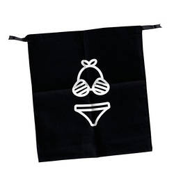 Мішечок бавовняний ORGANIZE для речей 30*35 см Beach (чорний)