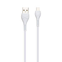 Кабель USB Hoco X37 Cool Power Charging USB — Lightning 2,4 А Білий SC, код: 7848532