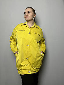Куртка жіноча жовта осіння Modna KAZKA MKTRG3522
