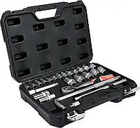 Набір головок торцевих YATO : квадрат 1/2", М10-32 з інструментами. 25 шт. [2]