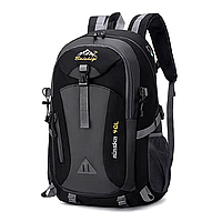 Рюкзак туристичний 40 л, (50х30х20 см) 1082, Чорний / Водонепроникний рюкзак у похід