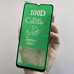 Захисна плівка для Tecno Spark 9 глянцева керамічна плівка на телефон техно спарк 9 чорна c8r