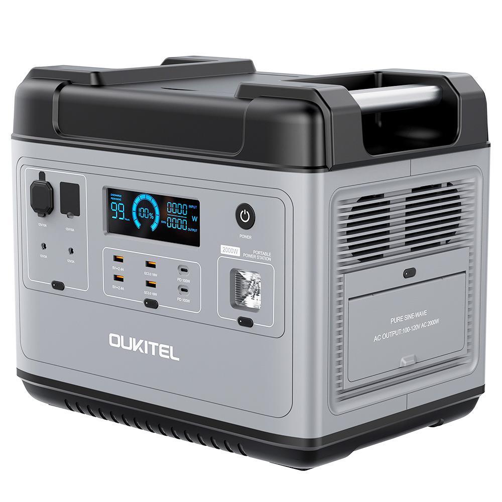 Універсальна потужна автономна зарядна станція Oukitel P2001 2000 Вт