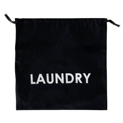 Мішечок бавовняний ORGANIZE для брудних речей 38х38 см Laundry (чорний)