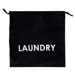 Мішечок бавовняний ORGANIZE для брудних речей 38х38 см Laundry (чорний)