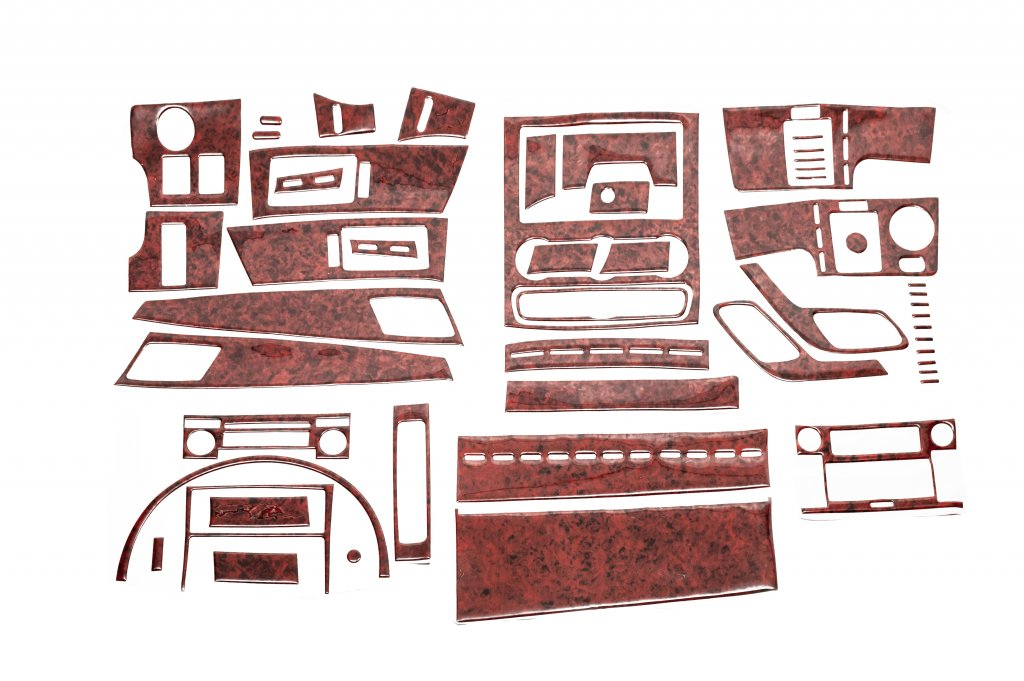 Декор салону під дерево для Volkswagen Crafter 2006-2017 Накладки на панель Фольксваген Крафтер 60 деталей, фото 1