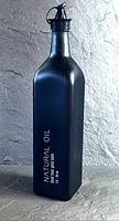7-580 Бутылка для масла или уксуса 1 л матовое стекло.