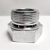 Адаптер 1 1/2" BSP папа - 1 1/4" BSP мама переходник