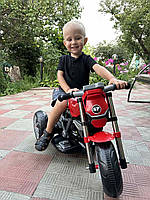 Электромотоцикл на аккумуляторе SPOKO, Детские электро мотоциклы от 3 лет, Электромотоциклы для детей красный