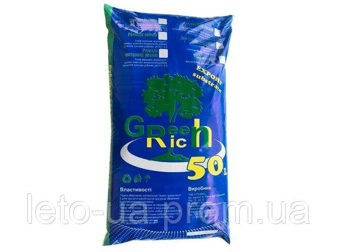 Торф нейтральний Green Rich (Грін Річ), ph 5-7, 50 л