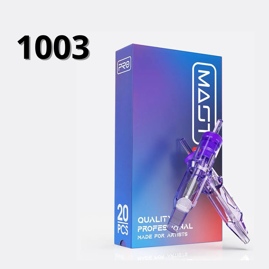 1003RLT (0,30 мм) Картриджі тату Mast PRO 1 шт (контур) картриджі, фото 1