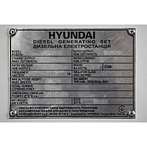 Генератор дизельний Hyundai DHY 66KSE (52,8 кВт), фото 2