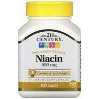 Niacin 500 mg 21st Century, 100 таблеток