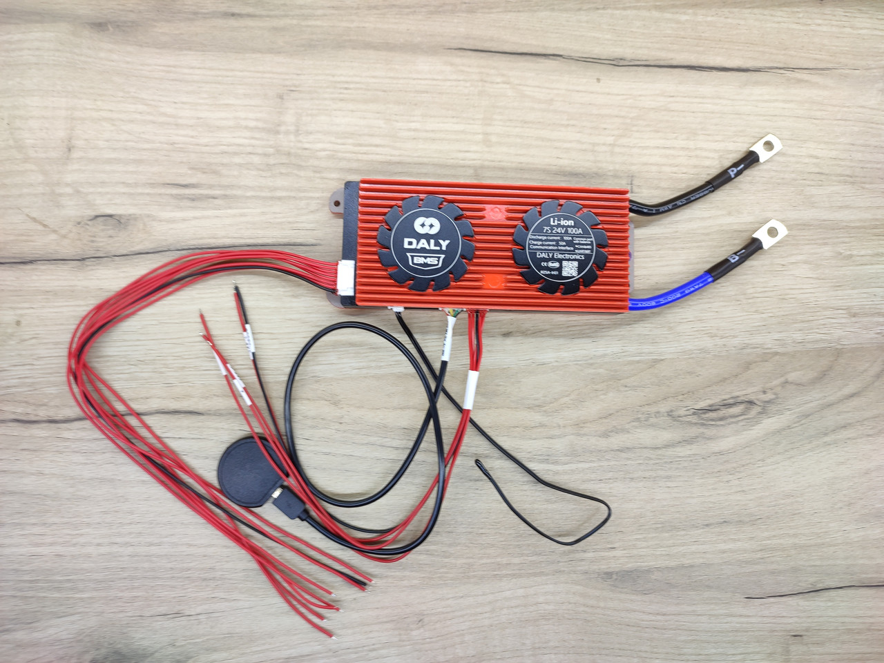 Плата Smart BMS контролер Daly 7S 24 вольти 100 A з Bluetooth CAN-BUS