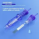 1013RL (0,30 мм) Картриджі тату Mast PRO 1 шт (контур) картриджі, фото 4