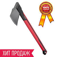 Колун 2300 г, ручка из фибергласса, STORM INTERTOOL HT-0298 (хорошо лежит в руке, прорезиненная рукоять)