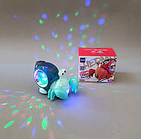 Краб музичний RS 9025 C (108) 2 кольори, 3D підсвічування, колеса вільного ходу, мелодія, в коробці