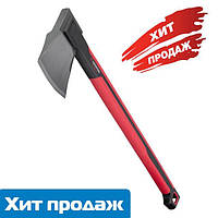 Колун 2300 г, ручка из фибергласса, STORM INTERTOOL HT-0298 (не выскальзывает из рук, надёжный, долговечный)