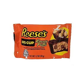 Reese's Big Cup Reeses Puffs 34g