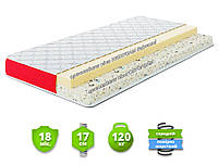 Матрац ортопедичний 80х190х17 см Highfoam Lento Ritmo безпружинний зима-літо