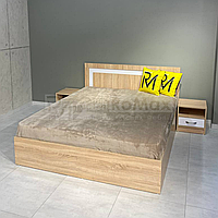 2-х спальная кровать закрытая 160 White Mix 1636х2054х905