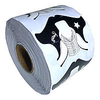 Форми для нарощування нігтів, рулон 500 шт