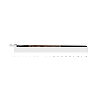 Кисть синтетика ROSA MOON 1203A скошенная, №0, короткая ручка, (1203A0)