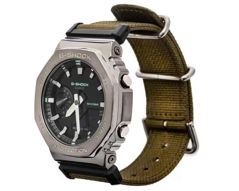 Годинник спортивний, тактичний Casio G-Shock Metal Covered Utility Metal GM-2100CB-3AER