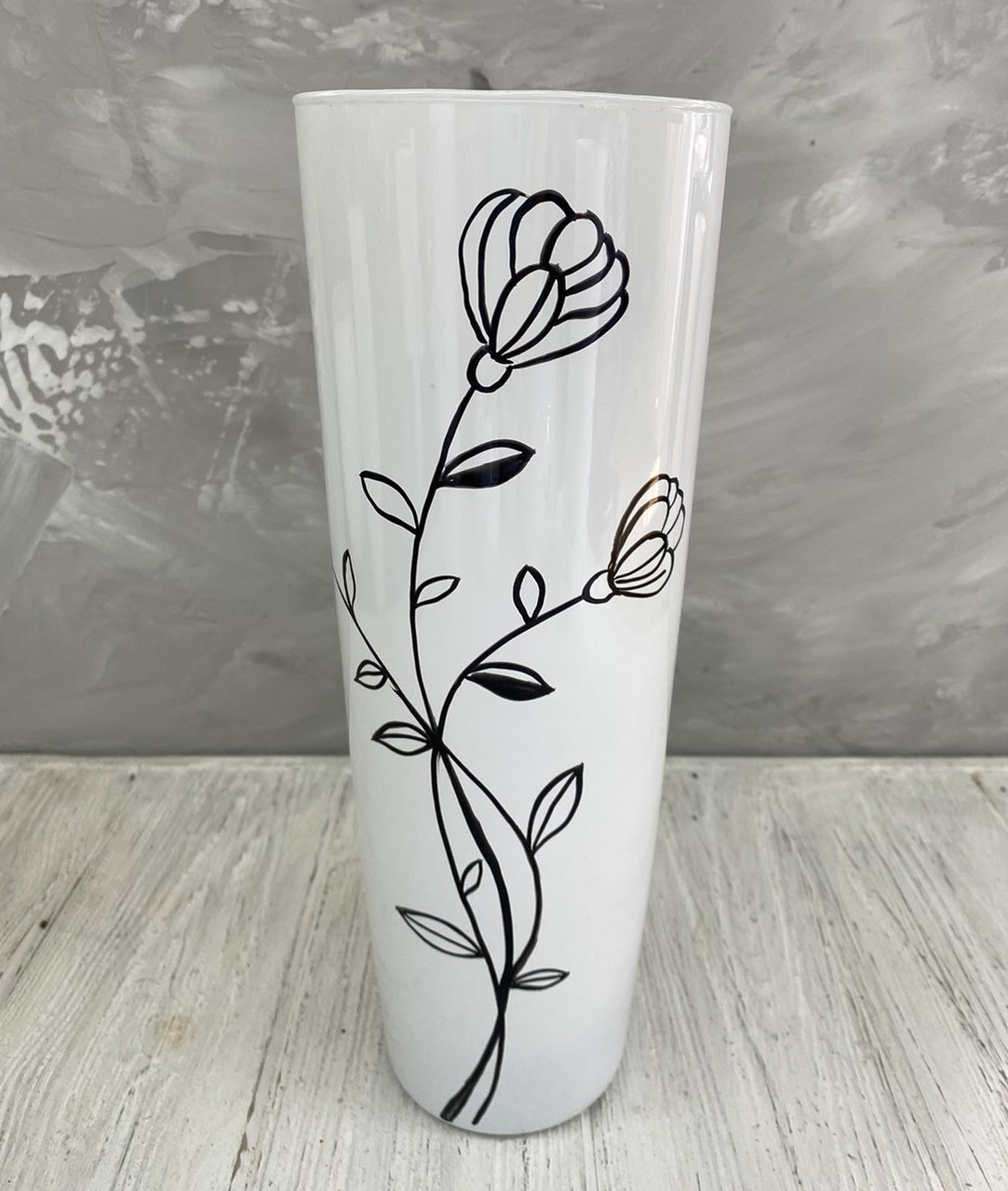 Ваза біла "Жасмін" Н=30, фото 1