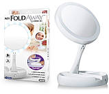 Складане дзеркало для макіяжу з Led-підсвіткою My Fold Away Mirror, фото 7