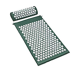 Масажний ортопедичний килимок з подушкою Acupressure Mat Ортопедический массажный коврик 65 см*41 см, фото 3