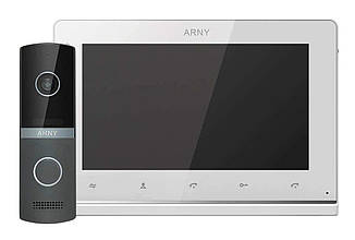 Комплект відеодомофона ARNY AVD-7123 White \ Graphite (21287)