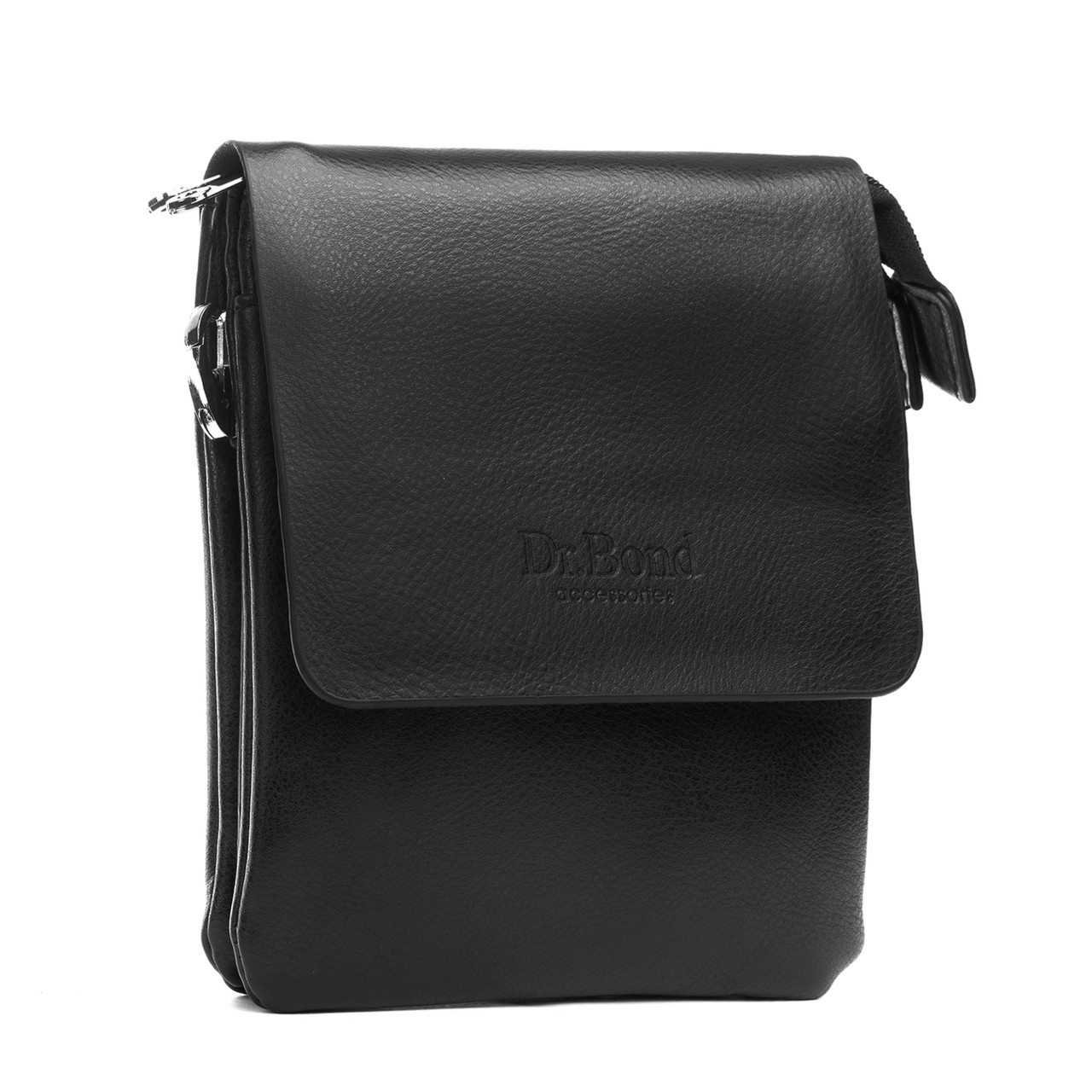 Сумка планшет чоловіча екошкіра чорна DR. BOND GL 318-1 black