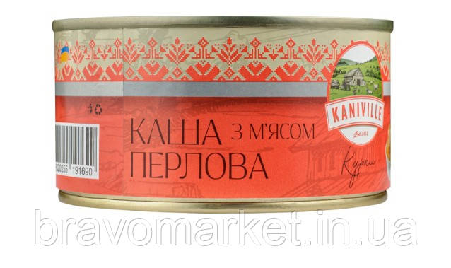Каша перлова Kaniville з курятиною 325 г, фото 1