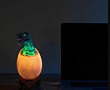 3D Лампа-нічник акумуляторний яйце Динозавра EL-543-12, фото 7