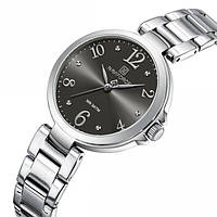 Жіночий годинник на рукуNaviforce California Класичний Сріблястий Мінеральний скло Вишуканий жіночий годинник