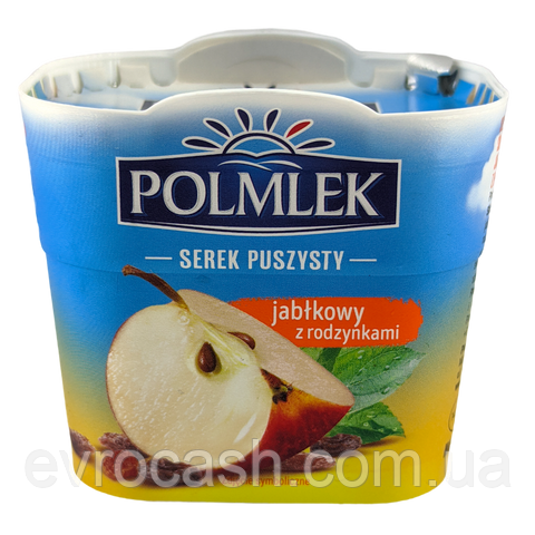 Сир вершковий Капрезі Capresi яблучний з родзинками 150гр (12 шт ящик)
