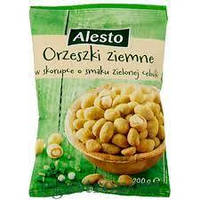 Горішки арахіс у панірівці Alesto Orzeszki ziemne з зеленоюю цибулею 200g