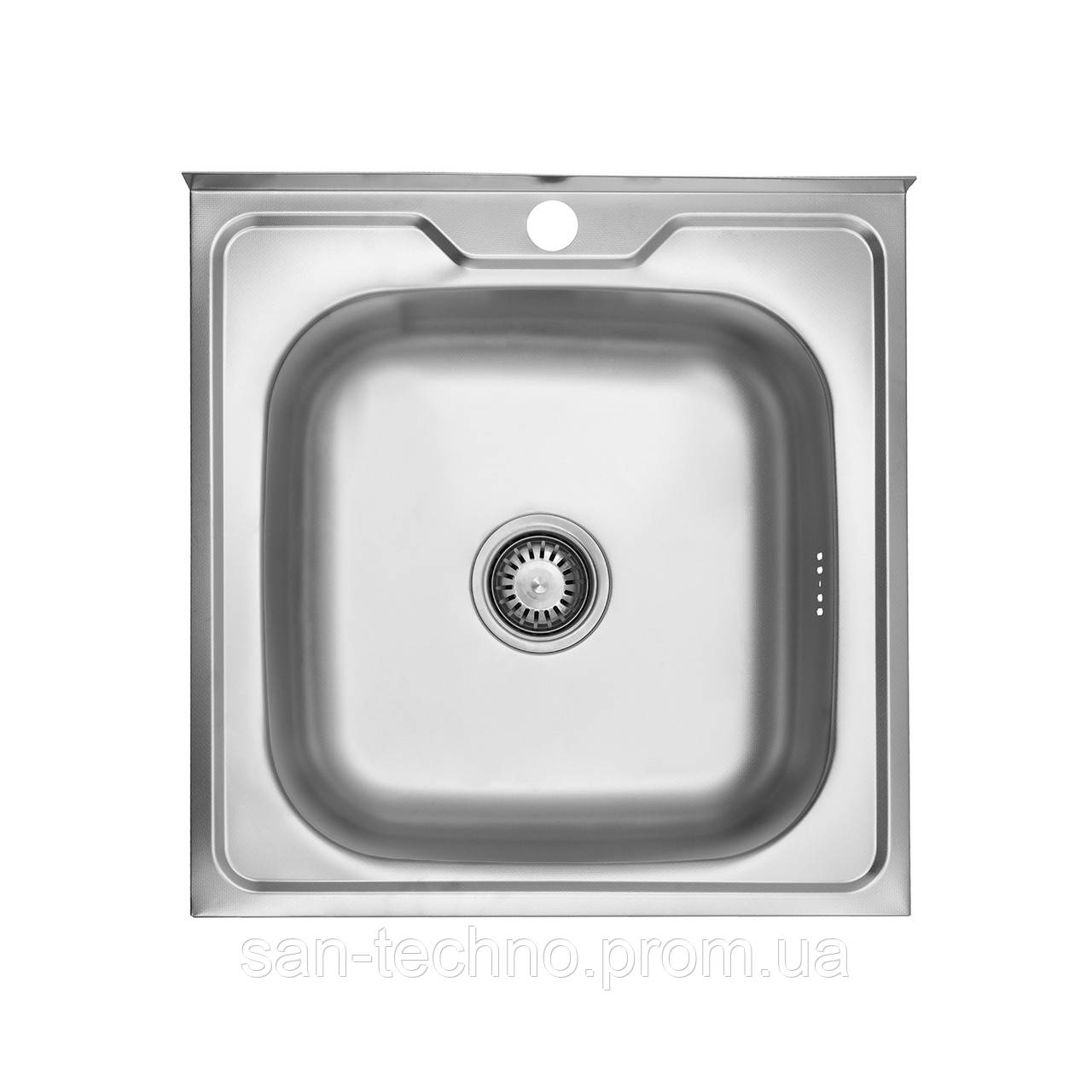 Кухонна мийка накладна Kroner KRP Dekor — 5050 (0,6 мм)