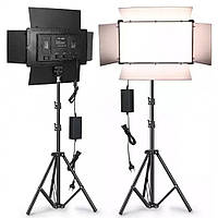 Светодиодный прожектор видеосвет U800 960 pcs light 29х17cm 3200К - 6500К + remote + tripod2.1m с направлением