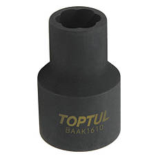 Гoлoвкa для пoшкoджeниx гaйoк 1/2 "10мм TOPTUL BAAK1610