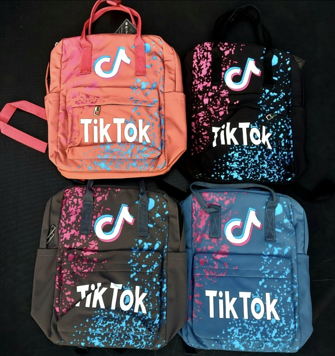 Рюкзак шкільний для дівчаток і хлопчиків Tik Tok тик струм